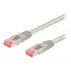Wentronic Goobay CAT 6 jungiamasis kabelis, S/FTP (PiMF), pilkas, 10 m - LSZH halogeninis, varis (50891)