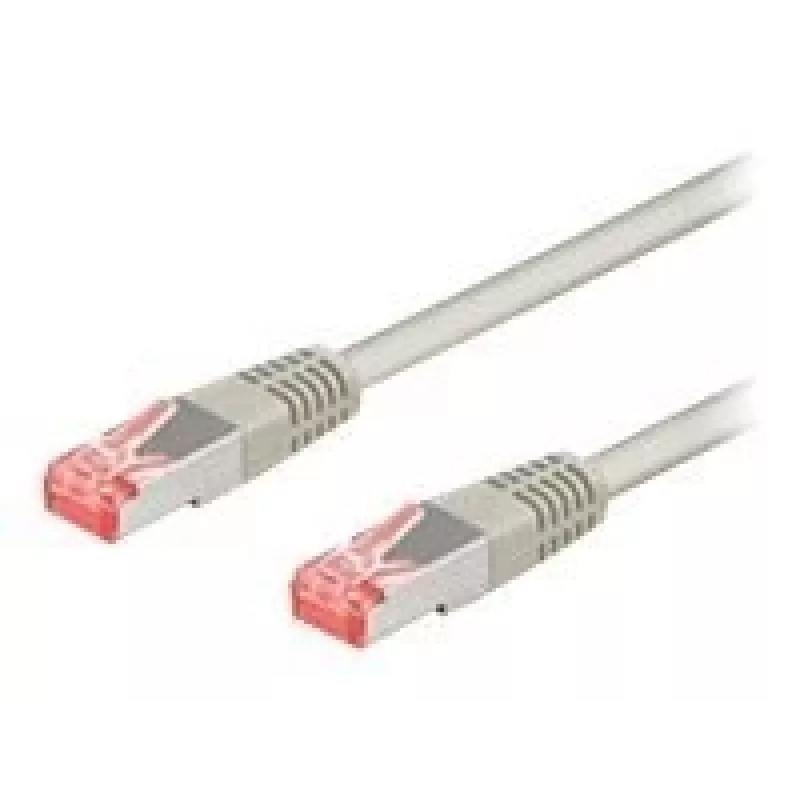 Wentronic Goobay CAT 6 jungiamasis kabelis, S/FTP (PiMF), pilkas, 10 m - LSZH halogeninis, varis (50891)