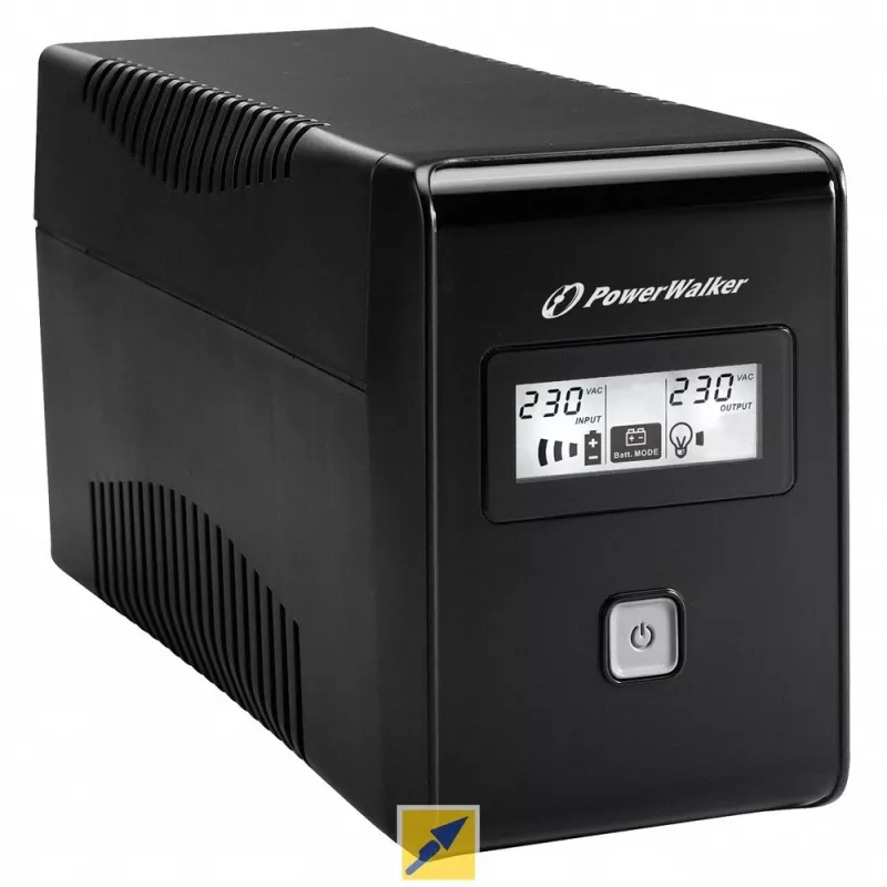 PowerWalker VI 850 LCD nepertraukiamo maitinimo šaltinis (UPS) Line-Interactive 0.85 kVA 480 W