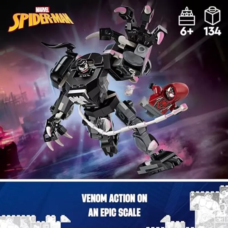 LEGO 76276 Marvel Venom Mech Šarvai prieš Miles Morales
