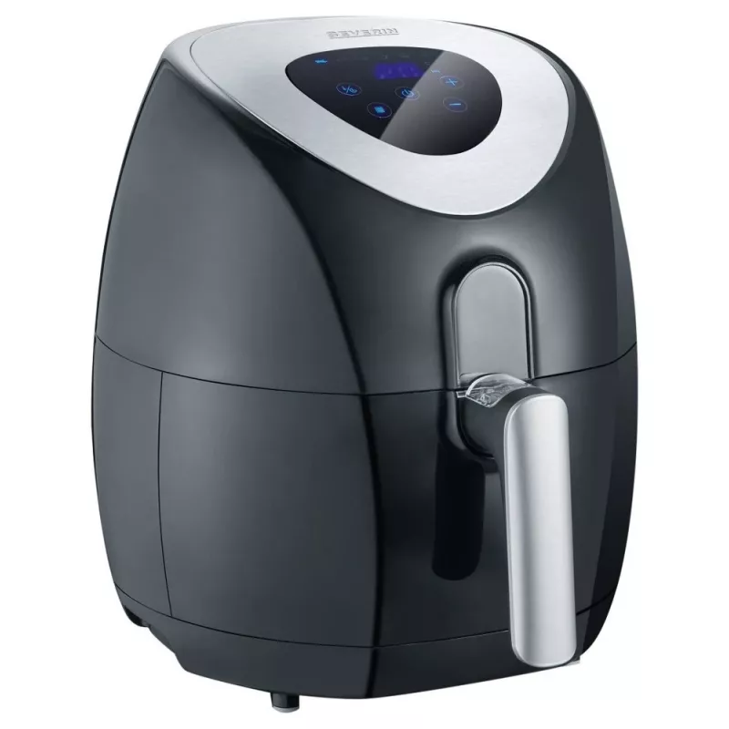 Severin 2430 Karšto oro gruzdintuvė 3,2 L 1500 W Juoda, Nerūdijantis plienas