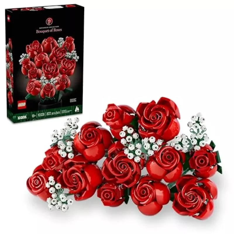 LEGO Icons Bouquet of Roses Gėlių puokštė suaugusiems