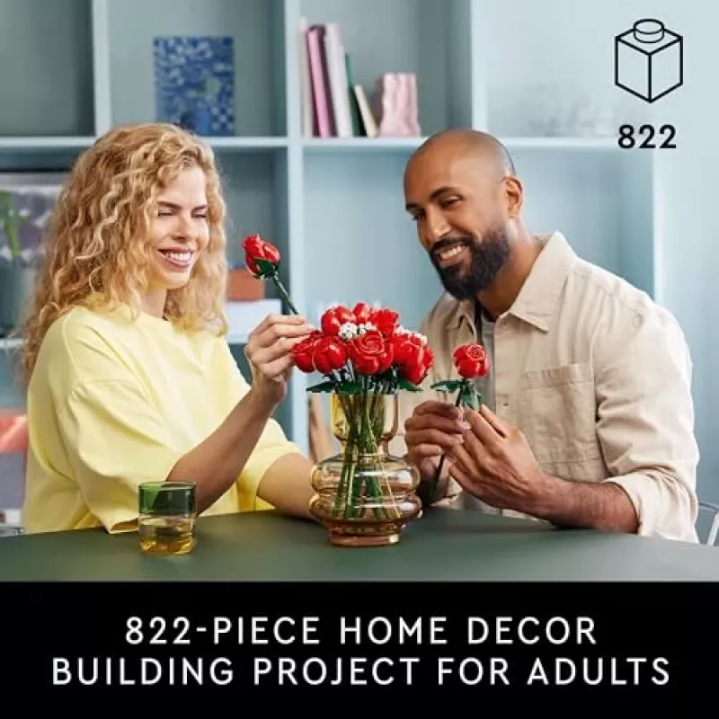 LEGO Icons Bouquet of Roses Gėlių puokštė suaugusiems
