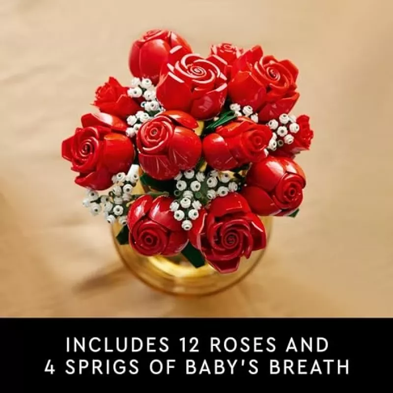 LEGO Icons Bouquet of Roses Gėlių puokštė suaugusiems