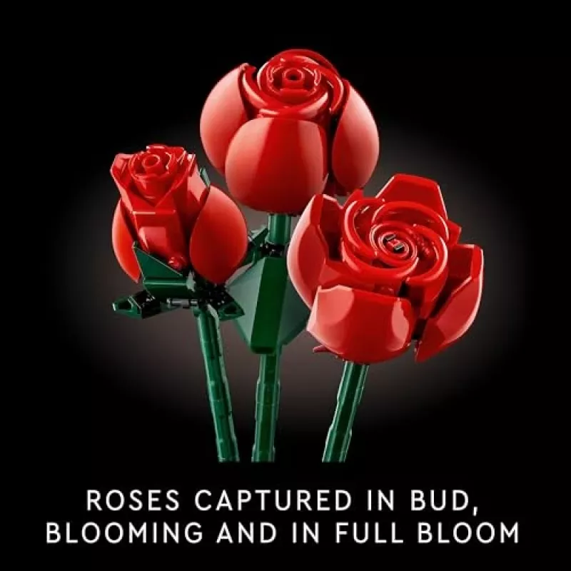 LEGO Icons Bouquet of Roses Gėlių puokštė suaugusiems