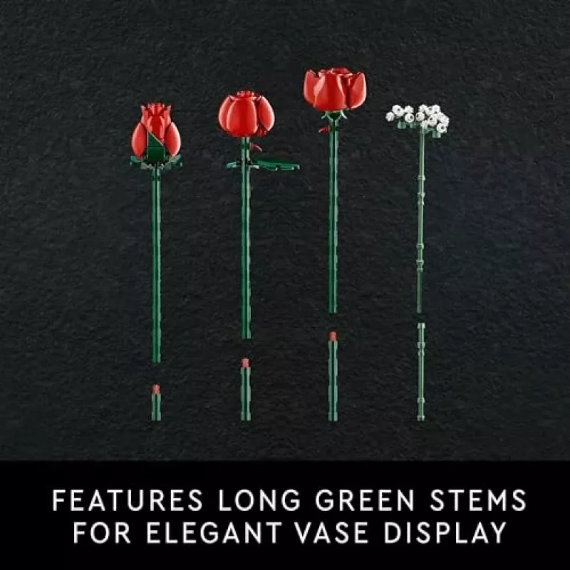 LEGO Icons Bouquet of Roses Gėlių puokštė suaugusiems