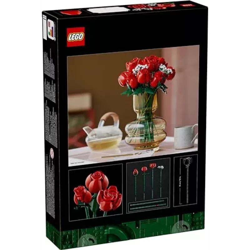 LEGO Icons Bouquet of Roses Gėlių puokštė suaugusiems