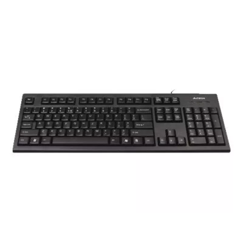 A4Tech KR-85 klaviatūra USB QWERTY US anglų juoda
