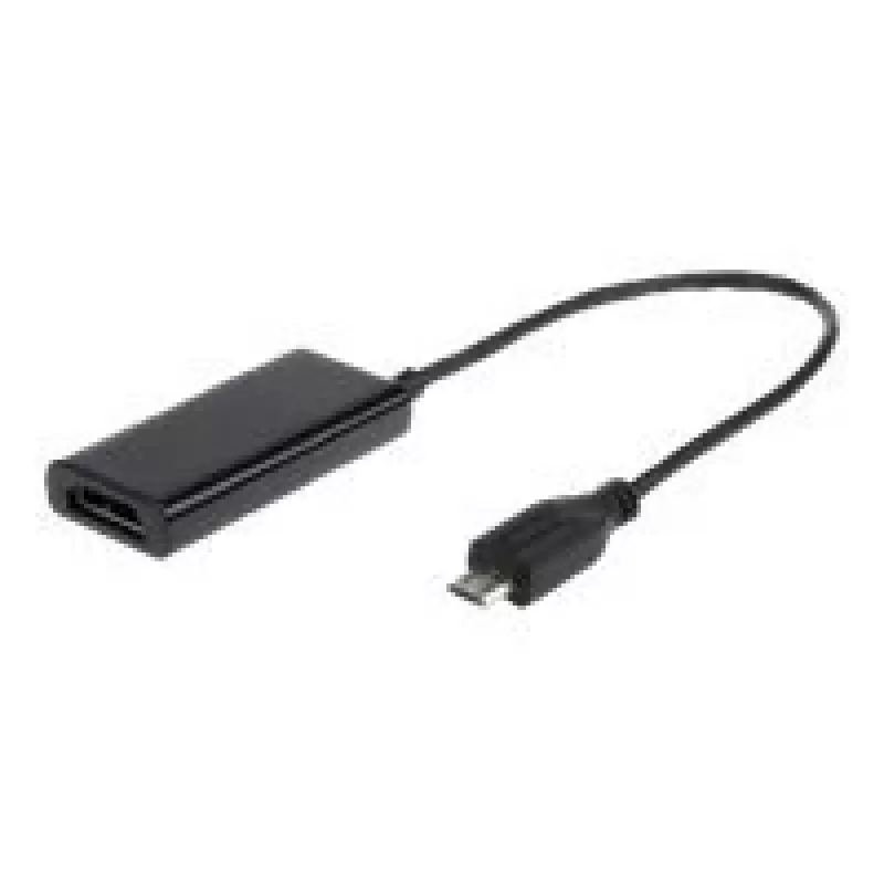 Adapteris MHL (M) → HDMI (F) + USB Micro-B (BF) (11 PIN) 16 cm
