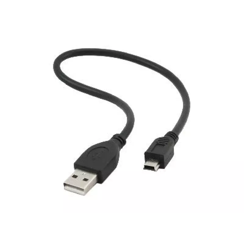 Gembird USB 2.0 A–Mini-USB M laidas 0,3 m pilkas