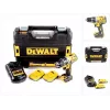 Gręžtuvas su sukimo funkcija DeWalt DCD791D2-QW, 18V Li-Ion, 2×2Ah akumuliatoriai, 13 mm greito užveržimo griebtuvas, 70 Nm, 1,5 kg