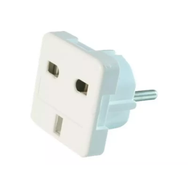 Gembird Cablexpert a-AC-UKEU-001 - Maitinimo adapteris - Jungtis (S) prie Kištuko (W) - Baltas - Jungtinė Karalystė, Europa