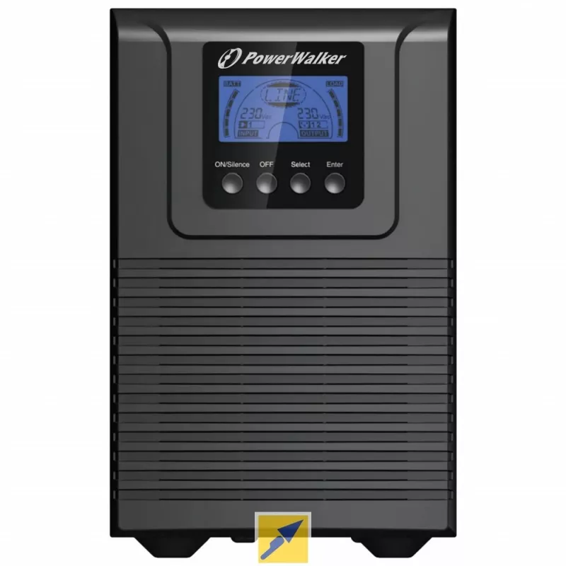 PowerWalker VFI 1000 TG dvigubo keitimo (Online) UPS 1 kVA 900 W 4x IEC C13
