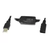 LogiLink UA0143 USB 2.0 kabelis USB-A kištukas į lizdą 10 m juodas