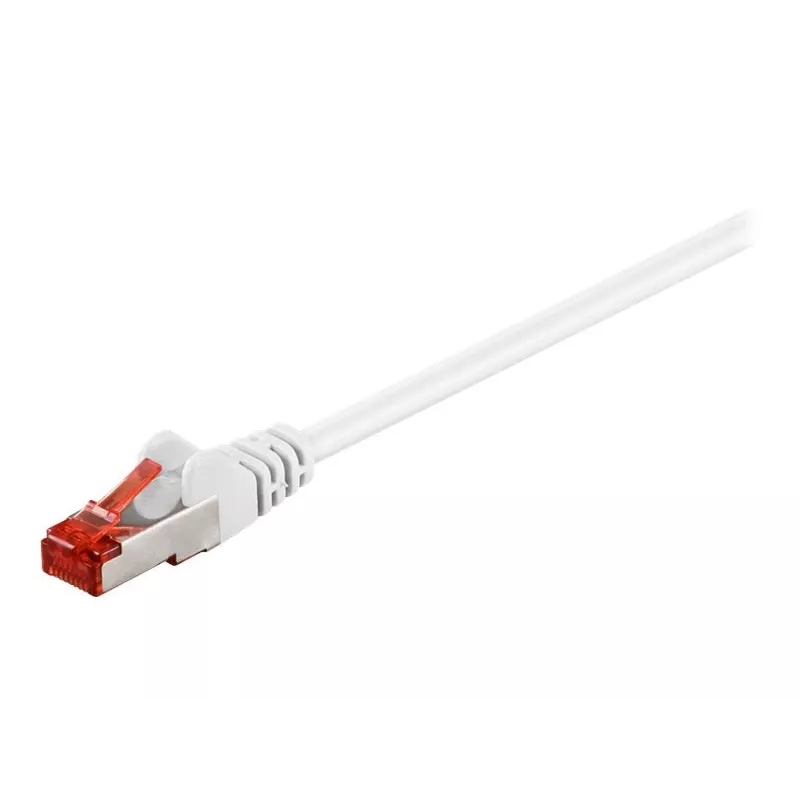 Wentronic Goobay tinklo kabelis - RJ-45 (M) - RJ-45 (M) - 2,0 m - SFTP, PiMF - CAT 6 - Lietas - Baltas (95501)