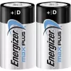 Energizer D šarminės baterijos Max Plus, 2 vnt. pakuotė