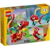 LEGO Creator 3in1 Raudonasis Drakonas – Žuvis – Feniksas 31145