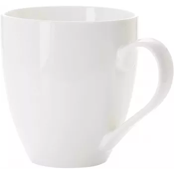 Ritzenhoff & Breker Gusto Jumbo Kavos Puodelis, 0,6L, Baltas Porcelianas, Tinkamas Plauti Indaplovėje, 110mm - 6 Vnt. (088762)