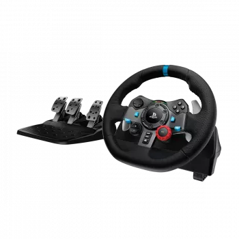 LOGITECH G29 Driving Force Racing Wheel – vairas lenktynėms, PS5/PS4, juodas, USB