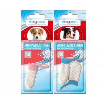 BOGAR Bogadent® Anti-plaque pirštinė - piršto užvalkalas dantų apnašoms šalinti – 2 vnt.