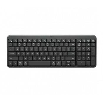 Belaidė kompaktiška klaviatūra Logitech K250, JAV išdėstymas, USB nano imtuvas, žemo profilio klavišai