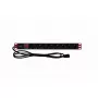 Rack maitinimo juosta TECHLY 365733 1U — 8× Schuko lizdai, 2 m kabelis