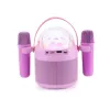 AKAI JoyBox Kids Karaoke rinkinys su Bluetooth, USB, MicroSD, AUX, FM radiju, RGB apšvietimu, balso keitikliu, laidiniu mikrofonu, įkraunama 1200 mAh baterija, 5W RMS