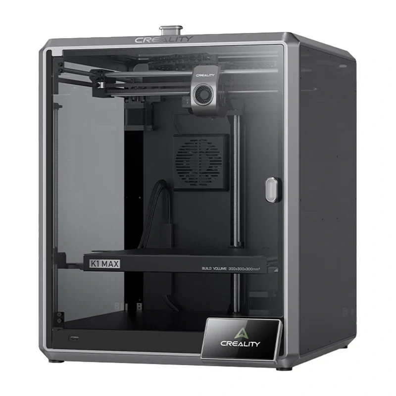 Creality K1 Max 2025 3D spausdintuvas - 300x300x300 mm didelės spartos 600 mm/s AI LiDAR