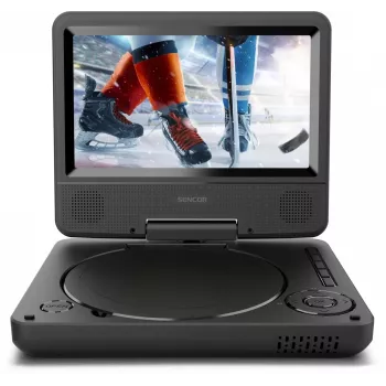 SENCOR SPV 2075 7 inch nešiojamasis DVD grotuvas su USB/SD, 7 inch LCD ekranu