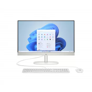 HP 24-CR0089NF All-in-One PC, 23,8 inch FHD, AMD Ryzen 7 7730U, 16GB RAM, 512GB SSD, Windows 11 Home, Starry White
