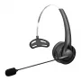 LogiLink BT0075 Bluetooth 6.0 monofoninis ausinių rinkinys su lanksčiu mikrofonu, juodas