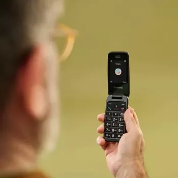 Panasonic KX-TU410EXB Mobilus Telefonas Sulankstomas Juodas