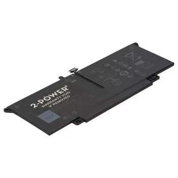 2-Power Dell Latitude 7310 pagrindinis akumuliatorius 60Wh 7,6V 7895mAh 4 elementų ličio jonų