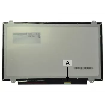 2-Power 14,0 inch HD blizgus nešiojamojo kompiuterio LCD ekranas su laikikliais - 1366x768 - 40 kontaktų LVDS