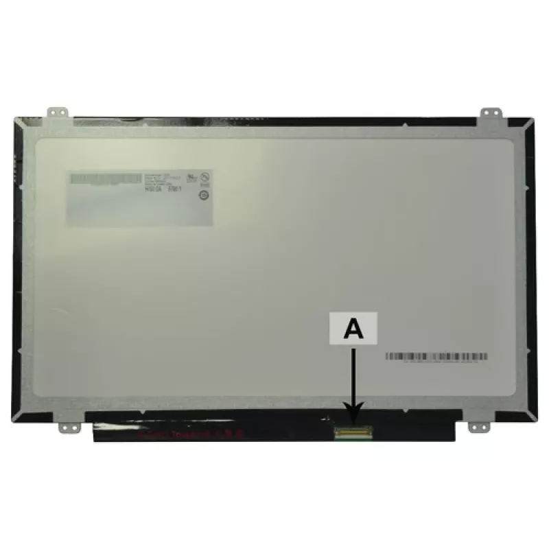 2-Power 14,0 inch HD blizgus nešiojamojo kompiuterio LCD ekranas su laikikliais - 1366x768 - 40 kontaktų LVDS