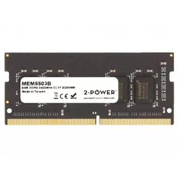 2-Power MEM5503B 8GB DDR4 2400MHz CL17 SODIMM nešiojamojo kompiuterio atmintis