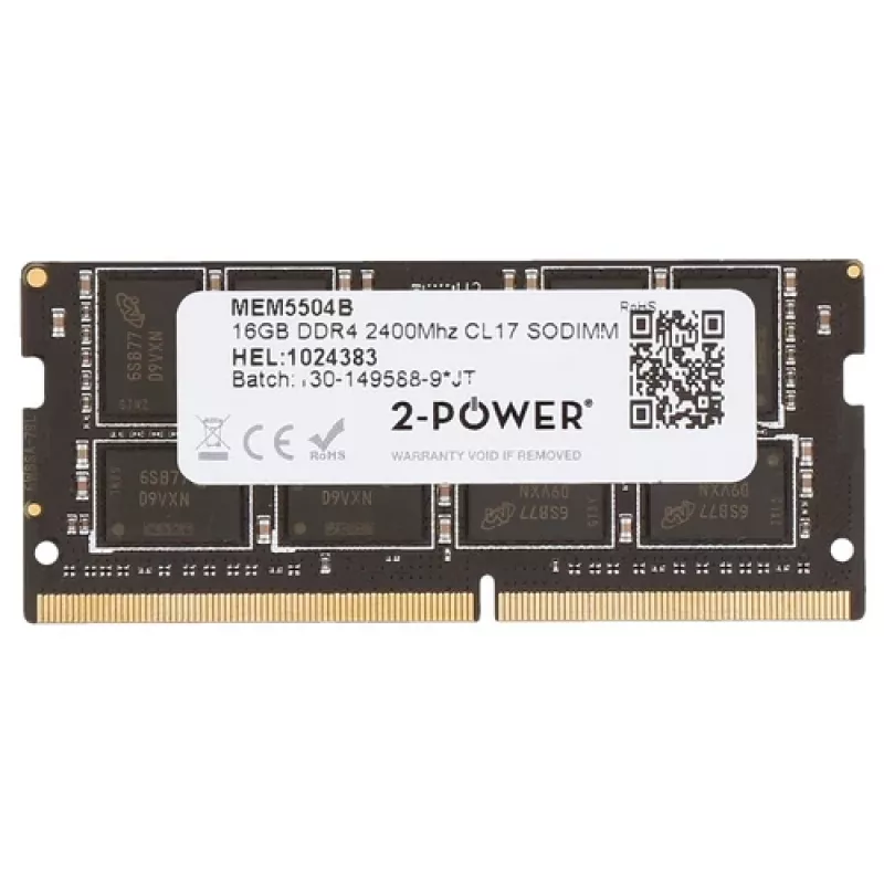 2-POWER MEM5504B 16 GB DDR4 2400 MHz SODIMM nešiojamojo kompiuterio RAM modulis