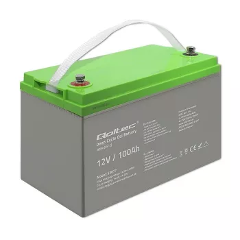 Qoltec 53077 UPS akumuliatorius sandarus švino rūgštinis (VRLA) 12V 100Ah