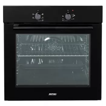 MPM MPM-63-BO-12T įmontuojama elektrinė orkaitė 65L juoda/nerūdijantis plienas