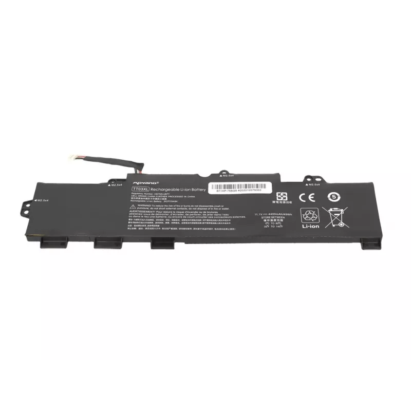 MITSU Battery TT03XL, skirta HP EliteBook 755 850 G5 850 G6 - 4400 mAh (49 Wh)
