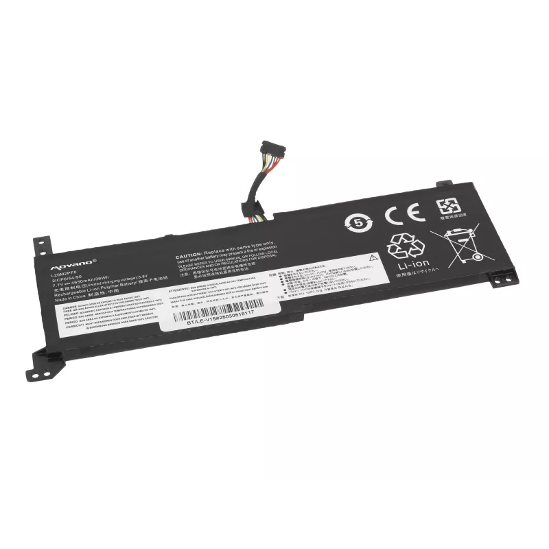 MOVANO baterija L20M2PF0 L20C2PF0 L20L2PF0, skirta Lenovo V14 V15 V17 G2-ALC G2-ITL - 4650 mAh (36 Wh)