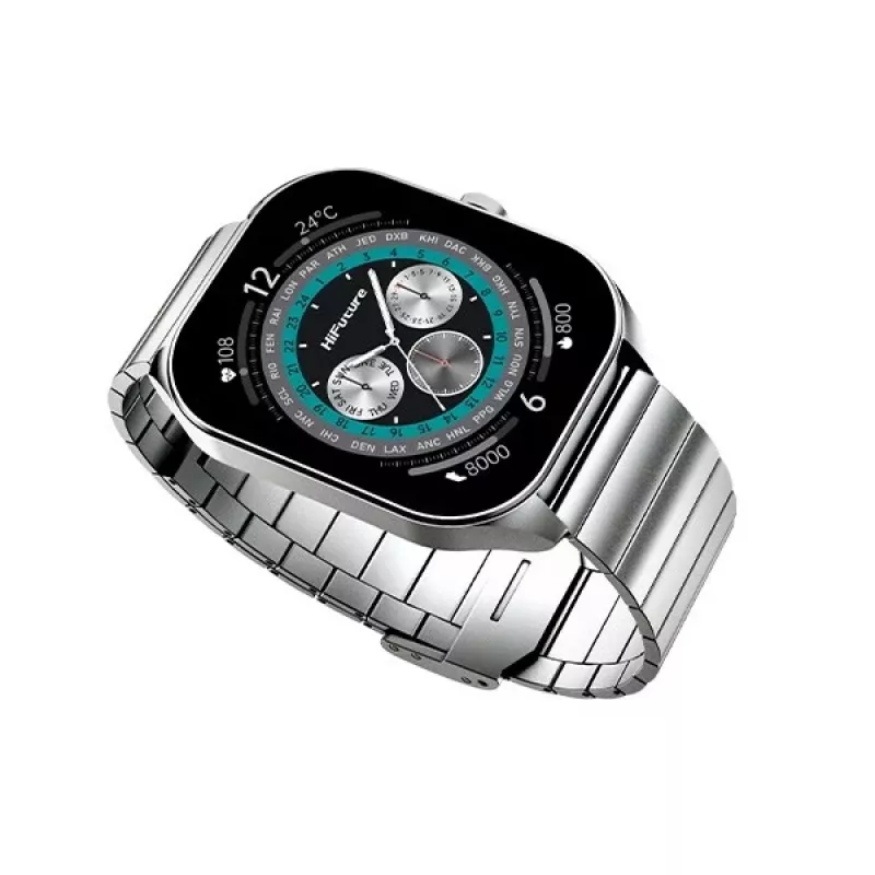 HIFUTURE Smartwatch FutureFit Apex sidabrinis