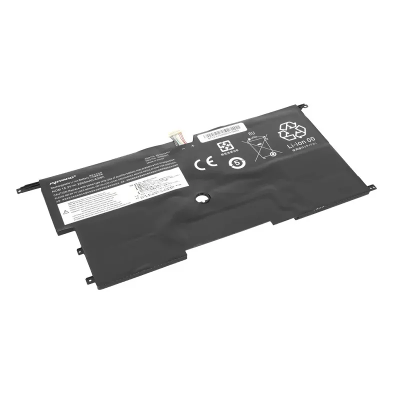 MOVANO baterija, skirta Lenovo ThinkPad X1 Carbon Gen 2/3 – 2800 mAh (43 Wh)