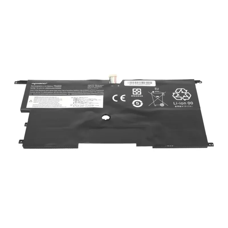 MOVANO baterija, skirta Lenovo ThinkPad X1 Carbon Gen 2/3 – 2800 mAh (43 Wh)