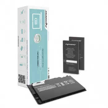 MOVANO akumuliatorius BT04XL, skirtas HP EliteBook Folio 9470m / 9480m – 3500 mAh (52 Wh)