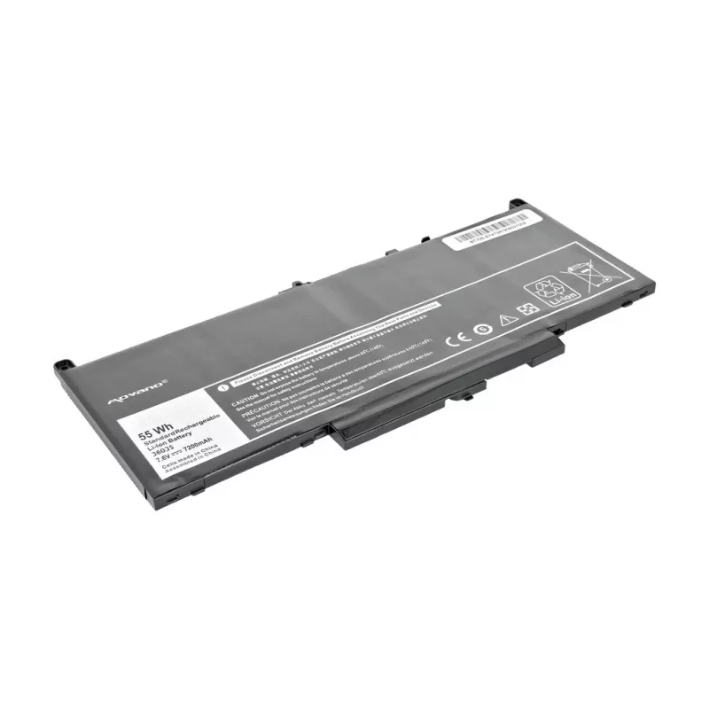 MOVANO akumuliatorius J60J5 GG4FM MC34Y, skirtas Dell E7270 E7470 – 7200 mAh (55 Wh)