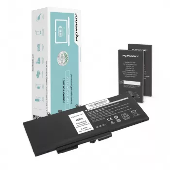 MOVANO Akumuliatorius GJKNX, skirtas Dell Latitude 5280/5480/5490/5590 - 6000 mAh (46 Wh)