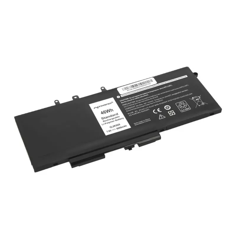 MOVANO Akumuliatorius GJKNX, skirtas Dell Latitude 5280/5480/5490/5590 - 6000 mAh (46 Wh)