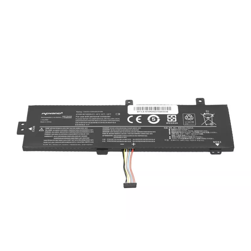 MOVANO Battery L15L2PB4, skirta Lenovo IdeaPad 510-15ISK – 4100 mAh (31 Wh)