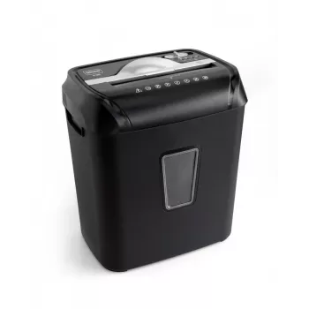 Wallner XD1010C kryžminio pjovimo dokumentų smulkintuvas, 10 lapų, 21 l, juodas